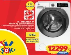 HOOVER HW 210AMBS/1-17 WİFİ 10 KG ÇAMAŞIR MAKİNESİ